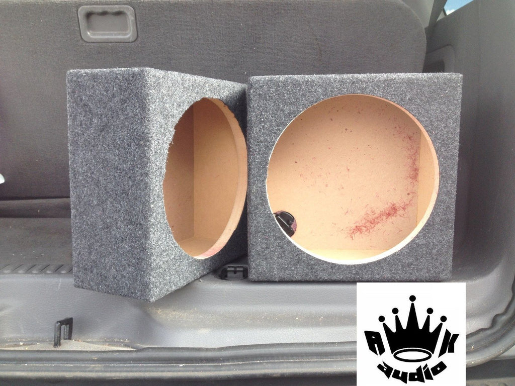 afvisning Åre Ligner 8" Round Speaker Subwoofer Box Enclosure Slim Singles Speaker Box 7.25 – AK  Audio