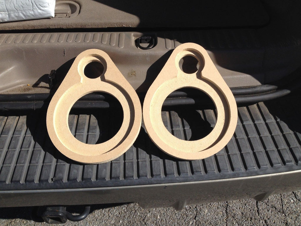 6.5" FIBERGLASS JL AUDIO C5650 COMPONENT SPEAKER RING 3/4 MDF TEAR DR