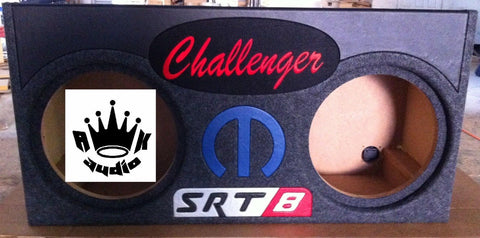 Dodge Challenger SRT-8 10"12"15" Speaker 3-5cuft Box Sub Subwoofer Enclosure Box