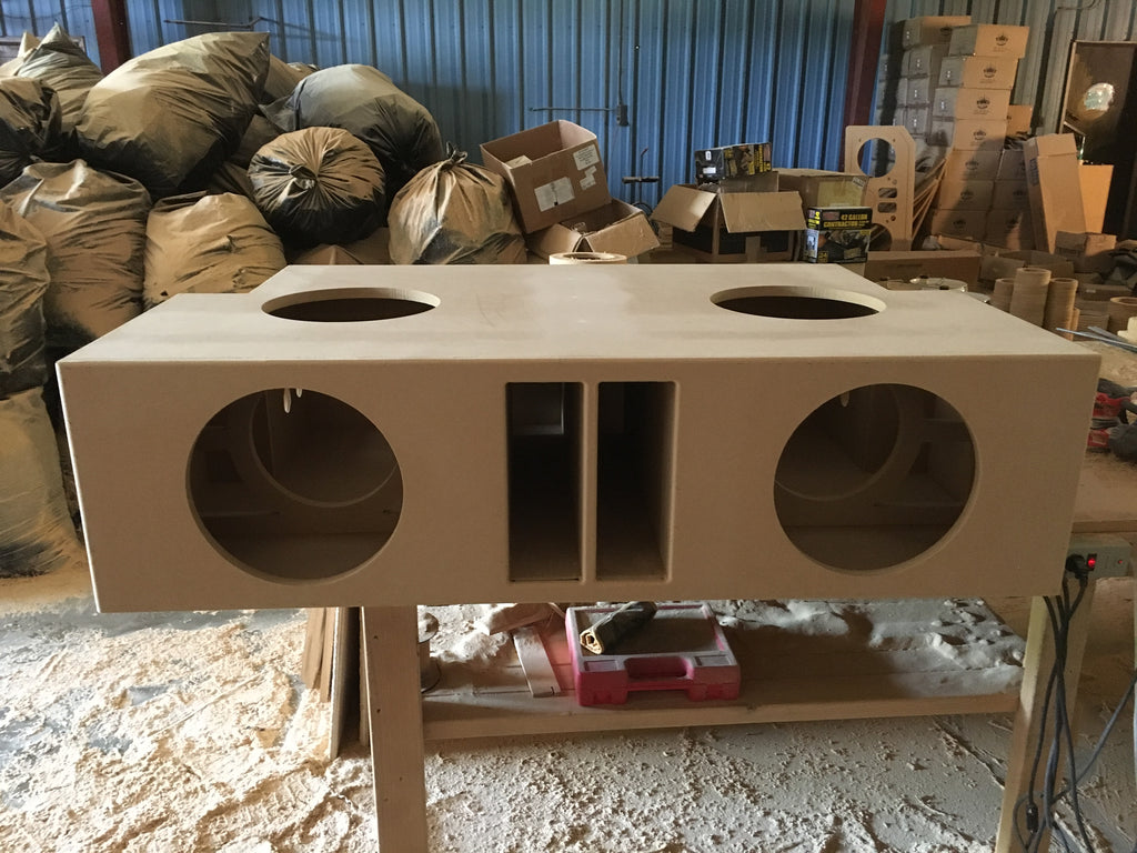 4 12 Ported Speaker Box Sub Subwoofer Enclosure Box 9.3 cuft – AK