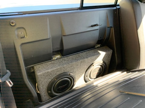 Toyota Tacoma Truck Box for 2 8" Pioneer TS-SW2002D2 Shallow Mount Subs