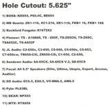 6.5" Speaker Mounting Hole Guide