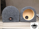6.5" Speaker Box Enclosure 6 1/2" Car Speaker Box Coaxial 5.125" Hole Cutout