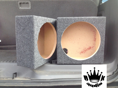 Malcolm's  8" Speaker Subwoofer Box Enclosure Slim Singles Speaker Box 7.25 Inside Diameter