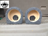 Skar Audio VX200-ST 1.8" Speaker Box Enclosure 3 1/2" Car Tweeter Box Coaxial 2.82” Inside Diameter