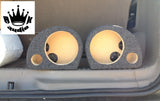6.5" Component Speaker Box Enclosure Infiniti REF-6500 CX Car Speakers 6-1/2"