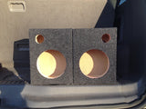 6.75" Component Speaker Box Enclosure Kicker QSS74 Car Speakers Coaxial 6-3/4