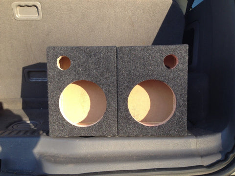 6.5" Component Speaker Box Enclosure Alpine SPS-610C Car Speaker Coaxial 6 1/2"