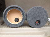 6.5" Speaker Box Enclosure 6 1/2" Car Speaker Coaxial Box Flushmoun 5.5" Cutout