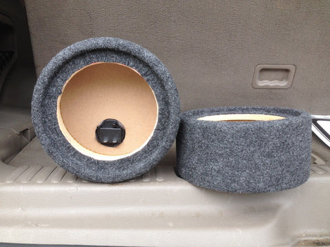 6.5" Speaker Box Enclosure 6 1/2" Car Speaker Coaxial Box Flushmoun 5.5" Cutout