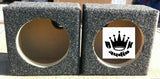 6.5" Speaker Box Enclosure 6 1/2" Car Speaker Box 4.875" Inside Diameter 6" Coax