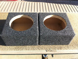 6.5" Speaker Box Enclosure 6 1/2" Car Speaker Box 4.875" Inside Diameter 6" Coax