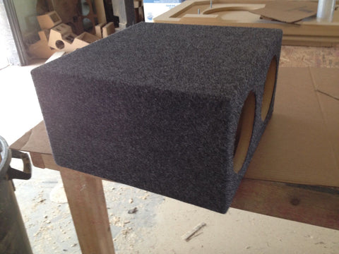 Kevin's (2) Skar EVL 6.5" Subwoofer Enclosures Car Speaker Coax Box 5.83" Inside Diameter