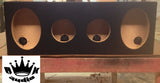 (2) 6x9 (2) 6.5" SPEAKER BOX SPEAKER ENCLOSURE 5.125" COAXIAL CAR SPEAKER BOXES 8" DEEP