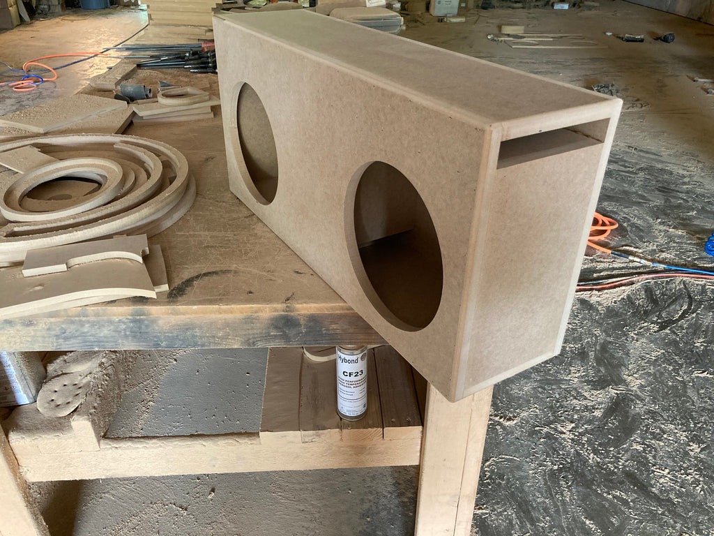 10" JL AUDIO 10TW3 SPEAKER BOX SUBWOOFER ENCLOSURE 1.5 CUFT PORTED 3/4