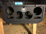 Chevy Avalanche Cadillac Escalade EXT Midgate Replace Four 12" Subwoofer Speaker Box Enclosure