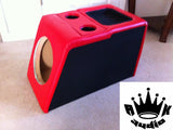 Chevy Silverado Extended Cab Console Replace Sub Subwoofer Box Enclosure
