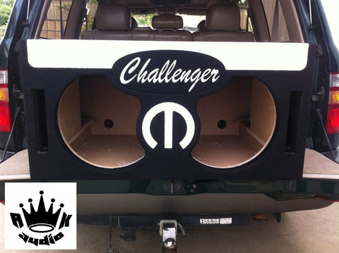 Dodge Challenger SRT-8 10"12"15" Speaker 3-5cuft Box Sub Subwoofer Enclosure Box