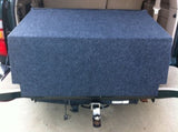 Dodge Charger 10" 12" 15" Speaker Box 5 cuft Sub Subwoofer Enclosure Carpet Box