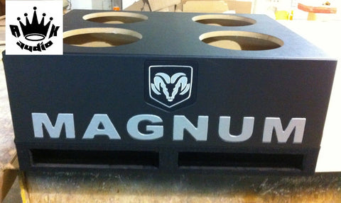Dodge Magnum 4 12" Speaker Box Sub Subwoofer Enclosure Black Carpet SUV Box