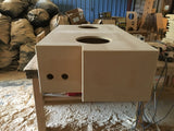 4 12" Ported Speaker Box Sub Subwoofer Enclosure Box 9.3 cuft