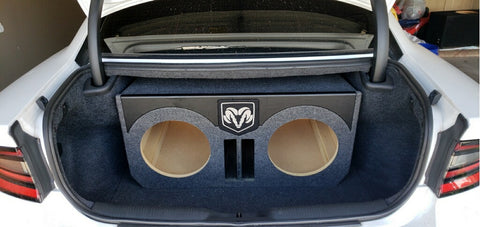 Dodge Charger Challenger 15" Speaker Box 5 cuft Sub Subwoofer Enclosure Box