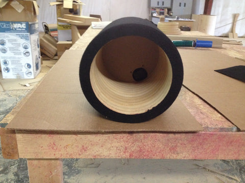 Single 10" Subwoofer Speaker Box Enclosure Car Speaker Sub Box 9.25" Inside Diameter