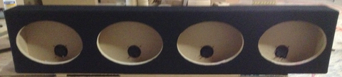 5"x7" Speaker Box Enclosure 5x7 Coaxials Car Speakers 6"x8"