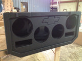 Chevy Avalanche Cadillac Escalade EXT Midgate Replace Four 10" or 12" Subwoofer Speaker Box Enclosure
