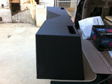 GMC Yukon XL Behind 3rd Row Speaker Box 4 12" Skar Audio Subwoofer Enclosure Box