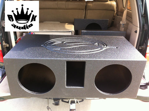 Chevy Impala SS Chevy Caprice 1994 1995 1996 Bubble Chevy Bedliner Sprayed Speaker Box Sub Subwoofer Enclosure