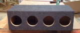 Four 6.5" Massive Audio -  GTX64 - HippoXL64  - Summo 64 Car Speaker Box