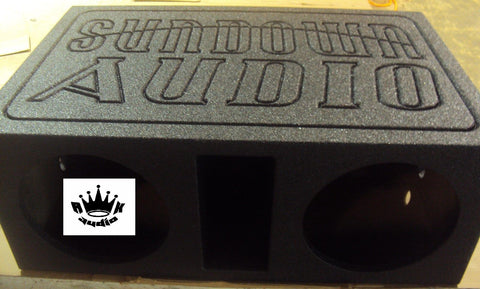 Sundown Audio 10" 12" Ported Sprayed Speaker Box Sub Subwoofer Enclosure Box